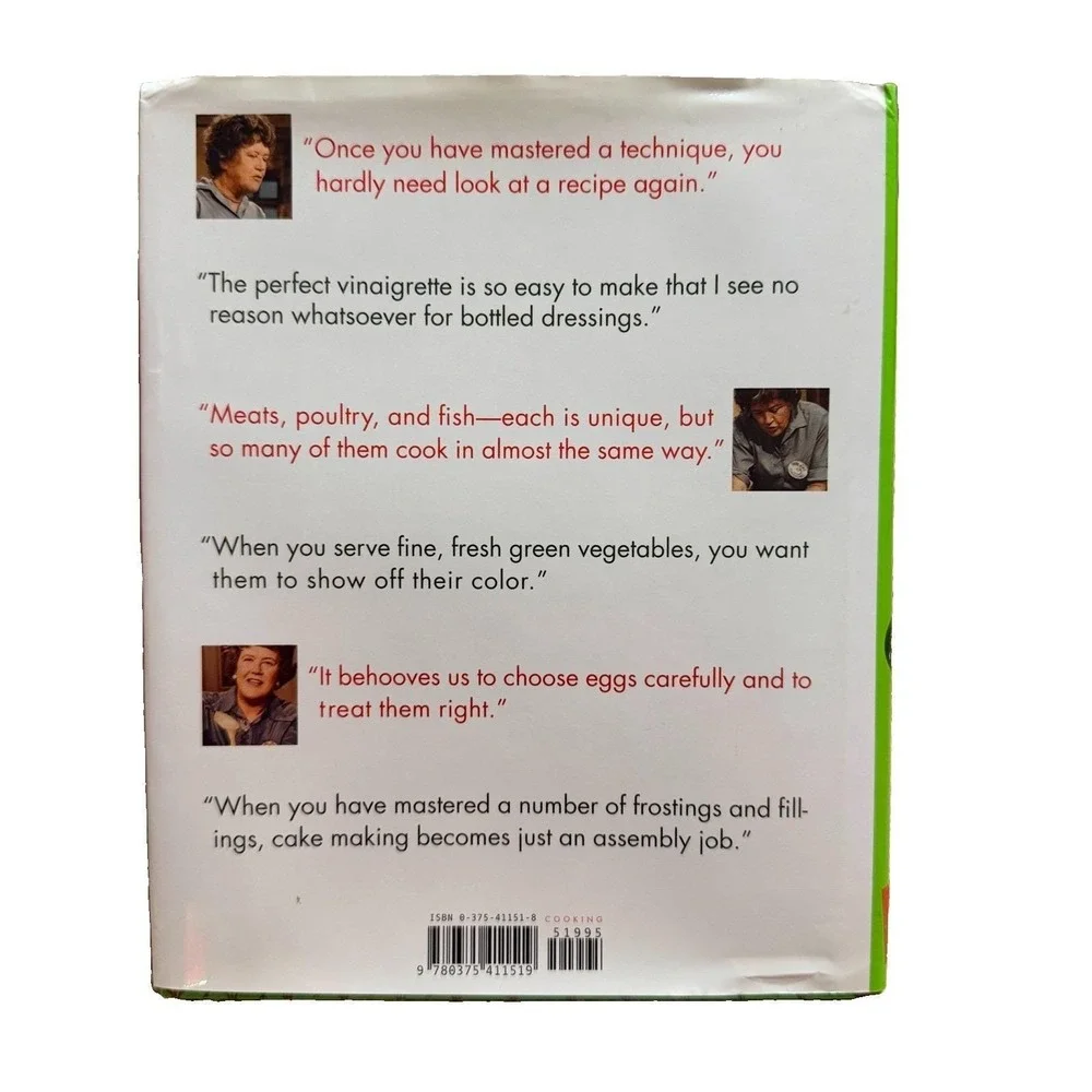 Julia's Kitchen Wisdom HC/DJ Julia Child 2000 Alfred A Knopf Cookbook Recipes